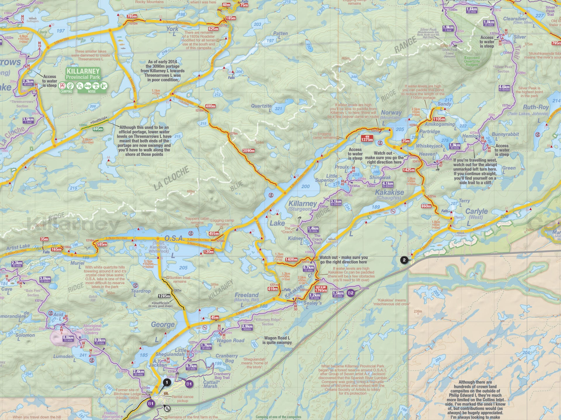 Canoeing To Norway Lake Killarney Provincial Park Blog Trailchew